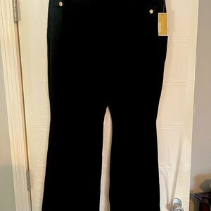 Michael Kors wide leg pull up pants.
